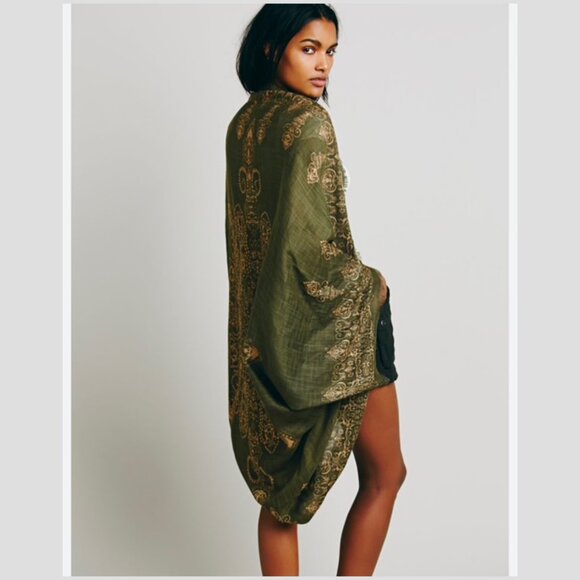 Free People Other - Free People Sammy Raw Edge Kimono